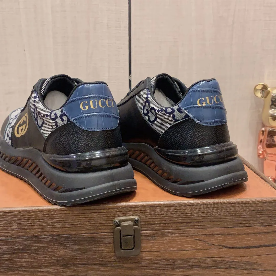 Men's men's shoes💰460💰💰🎩🎩[Lightning][Lightning] "Gucci*" The latest and most popular casual sports shoes, top brand [seduce] luxury~purchase, top~quality. [Strong] The upper is made of imported breathable cowhide with material ➕ breathable sheepskin feet (•) and fine workmanship. The original stylish and stylish soft rubber wear-resistant and non-slip outsole is light and comfortable on the feet. The real thing looks better when taken in real life. 413: code: 38-44, can be customized 45